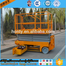 custom aluminum pallet self propelled electrical scissor lift platform